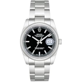 [�����b�N�X] ROLEX �r���v �f�C�g�W���X�g 116200 �u���b�N �o�[ �����Y [���s�A���i]