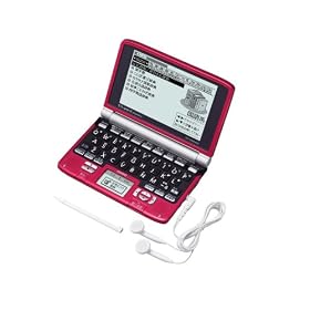 CASIO Ex-word (�G�N�X���[�h) �d�q���� XD-SW6400RD ���b�h �����ؑΉ��菑���p�l������ �����Ή� 100�R���e���c���������f��