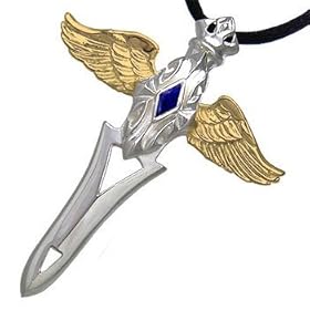 【クリックでお店のこの商品のページへ】WOLFMAN B.R.S ウルフマンB.R.S セイクリッド エンジェル シルバー ペンダントトップG チェーン別売り ブルーST WO-P-090ST-BK： ジュエリー通販