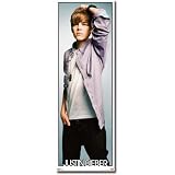  Justin Bieber - Door Music Poster (Lavender Shirt, Raised Arm) (Size: 21