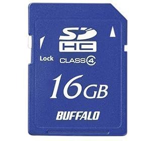 BUFFALO Class4 SDHC�J�[�h 16GB RSDC-S16GC4