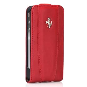 �y���K�i�z CG Mobile Ferrari GT Leather Modena Flip Case for iPhone 4 ���b�h CGM-PH-7