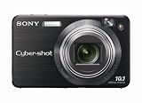  Sony Cybershot DSCW170/B 10.1MP Digital Camera with 5x Optical Zoom with Super Steady Shot (Black)