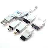 PGA e Charger FOMA/SoftBank/au/miniUSB/Dslite/PSP/iPod�p USB�[�d�P�[�u�� �z���C�g RX-LBJC6WH���b�N�X�^PGA�ɂ��