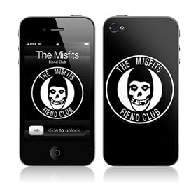 Music Skins iPhone 4�p�t�B����  Misfits - Fiend Club  iPhone 4  MSIP4G0149