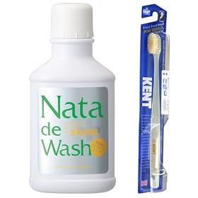 �i�^�f�E�H�b�V��EX �u���ȃX�g�����O�^�C�v 500ml 10�{ + KENT���u���V1�{�v���[���g