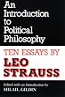 An Introduction to Political Philosophy (Culture of Jewish Modernity)