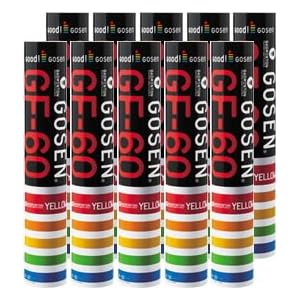 【クリックで詳細表示】GOSEN(ゴーセン) フェザー60イエロー(1ダース筒販売)