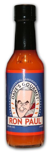  Hot Sauce, Dave's Gourmet Ron Paul Presidential Candidate Hot Sauce Collectors Series. Brought to You By The Makers of Insanity Sauce the Hottest Sauce In The Universe. Cast Your Vote the Chile-head Way. Profits From the Sale of This Sauce Will Be Donated to Cancer Related Research.