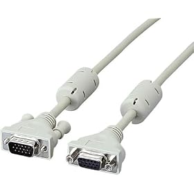 ELECOM �X���������f�B�X�v���C�����P�[�u�� D-Sub15pin(mini)�I�X-D-Sub15pin(mini)���X 3.0m CAC-E30