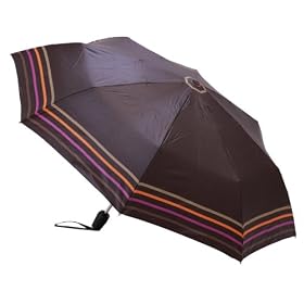 Knirps Fiber T2 Duomatic LIMITED �y����J���[�z �܂肽���ݎP �y�����^�b�`�J���z Stripes (Chocolate) KNFL878-400-4