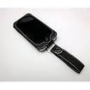 【iPhone4S対応】Deff 多機能 iPhone4/4S PUレザーケース（ベルトホルダー付）ブラック