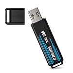 BUFFALO 転送速度71MB/s USB3.0用 USBメモリー 64GB RUF3-S64GS-BK