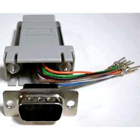 DB9�I�X-RJ45�ϊ��A�_�v�^�[ �J�X�^���L�b�g #DB9M-RJ45 kit