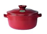  Emile Henry - 614540 - Cocotte - En Céramique Émaillée - Diamètre 24 Cm - Contenance 4 L