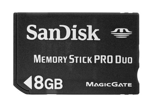 SanDisk MemoryStick Pro Duo 8GB SDMSPD-8192-J95 �T���f�B�X�N (48���̊��z) 3,180