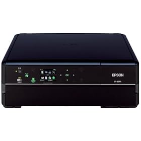 EPSON Colorio �C���N�W�F�b�g�����@ EP-804A �L���E����LAN�W���Ή� �X�}�[�g�t�H���v�����g�Ή� ��ǂ݃K�C�h&�J���^��LED�i�r���� 6�F�����C���N �u���b�N���f��