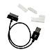 GeSPEC iPhone iPod USB �V���[�g�P�[�u�� �u���b�N GS-CA06B