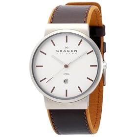 [�X�J�[�Q��]SKAGEN �r���v basic leather mens 351XLSL �P�[�X��: 36mm �����Y [���K�A���i]
