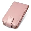 PDAIR レザーケース for iPhone 4S / 4 縦開きタイプ(ピンク) PALCIPOHN4F/PK