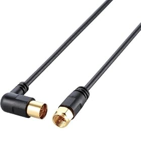 ELECOM �A���e�i�P�[�u�� �l�W-L�^ 2m �u���b�N AV-ATNL20BK
