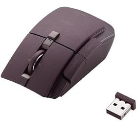 �G���R�� 2.4GHz���C�����X ���[�U�[�}�E�X(�u���E��)OBSIDIAN M-GE3DLBR