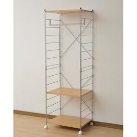 �R�P(YAMAZEN) �X�`�[���n���K�[���b�N(��64�~����191) �i�`�������r�[�` MWS-19643(NB/SL)