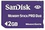 SanDisk MemoryStick Pro Duo 2GB SDMSPD-2048-J61