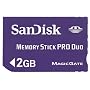 SanDisk MemoryStick Pro Duo 2GB SDMSPD-2048-J61