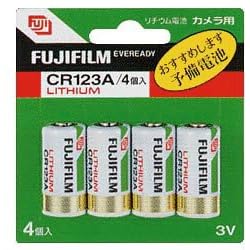 FUJIFILM �J�����p���`�E���d�r 3V 4�{���� FEN CR123A 4B