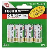 FUJIFILM �J�����p���`�E���d�r 3V 4�{���� FEN CR123A 4B