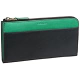 [コーチ] COACH 公式 ブリーカー レザー ラージ ハーフ ジップ ウォレット