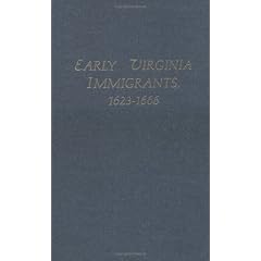 Early Virginia Immigrants, 1623-1666