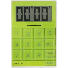 DRETEC �f�W�^���^�C�}�[ �u�L���[�r�b�N�v �y���ƃ����f�B�Ŏ��Ԃ����m�点�z �O���[�� T-192GN