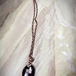 Black Non-Precious Metal Base Metal Crystal Fashion Necklace