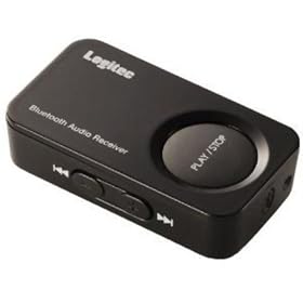 Logitec iPhone �X�}�[�g�t�H���Ή� Bluetooth �I�[�f�B�I���V�[�o�[ USB�P�[�u���[�d���f�� �u���b�N LBT-AR200C2LBK