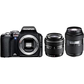 OLYMPUS �f�W�^����჌�t�J���� E-500 W�Y�[���L�b�g �u���b�N