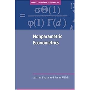 【クリックで詳細表示】Nonparametric Econometrics (Themes in Modern Econometrics)： Adrian Pagan， Aman Ullah： 洋書