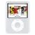 Rix iPod nano 3G�p�V���R���P�[�X �t���ی�V�[�g�t �z���C�g RX-IPS3GNAW