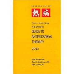 The Sanford Guide to Antimicrobial Therapy, 2003