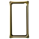 ABEE iPhone4/4S対応 アルミジャケット バンパータイプ ゴールド MA-4J03-G