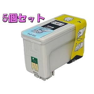 【クリックで詳細表示】5個 セット エプソン EPSON IC - 1 BK 12 ( ブラック ) 互換 インク カートリッジ