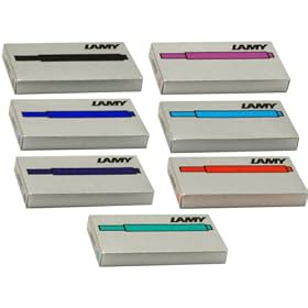 LAMY/���~�[ �J�[�g���b�W�C���N 7�F�������Z�b�g(5�{/�e�F1��) LT10BK�EBL�EGR�EVT�ERD�ETQ�EBLBK