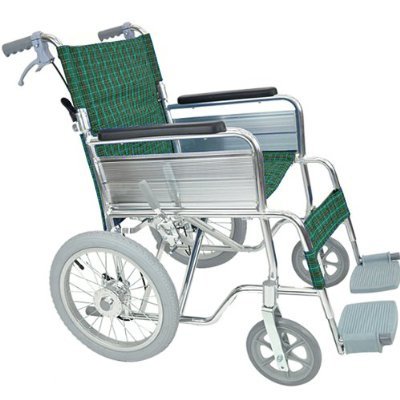 折りたたみ式 車椅子 介助用 コンパクト収納 軽量 アルミ製 【介護ケア用品】