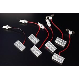 【クリックで詳細表示】LED ルーム ランプ 白 (48発) ホンダ エリシオン RR1，RR2，RR3，RR4，RR5，RR6