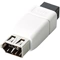 ELECOM �R�l�N�^�ϊ��A�_�v�^ IEEE1394 6pin-9pin AD-IE6FT9M