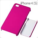 レイアウト iPhone4/4S用ラバーコーティングシェルジャケット/マットピンク RT-P4C4/P