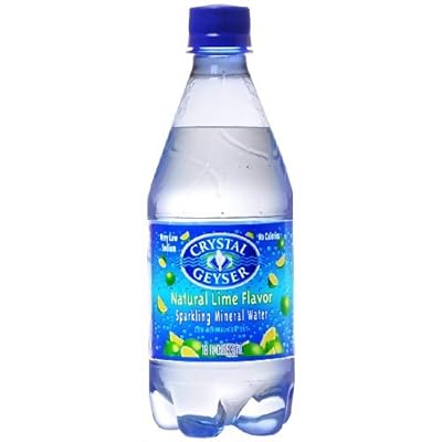 クリスタルガイザー スパークリングライム 炭酸水(無果汁) 532ml*24本入り(並行輸入品)