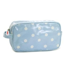 (�L���X�E�L�b�h�\��) Cath Kidston NEW LOOK COSMETIC BAG W/POCKET O/C �|�[�` #274067 PALE BLUE ���s�A���i