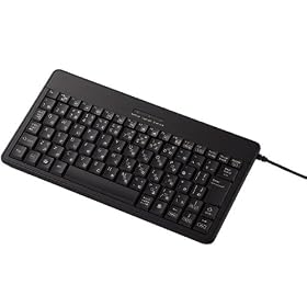 ELECOM �����u�������L�[�{�[�h 82�L�[�R���p�N�g �u���b�N (PS3�Ή�) TK-FCM006BK